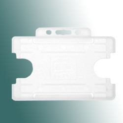 Scheckkartenhalter mit Euroloch und zwei Rundlöchern