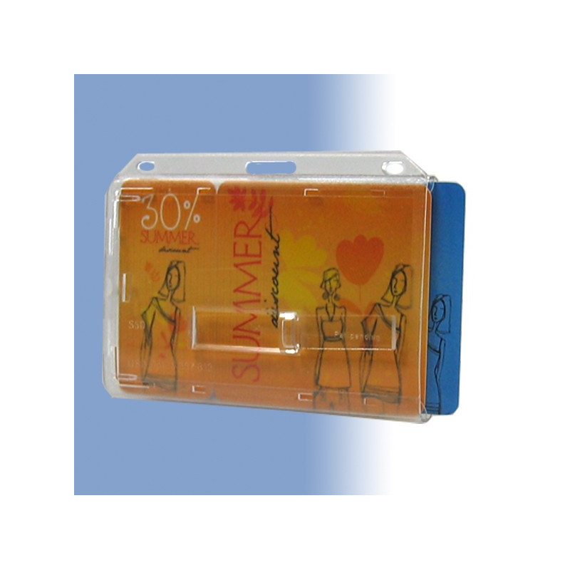 Scheckkartenhalter als "Doppelbox