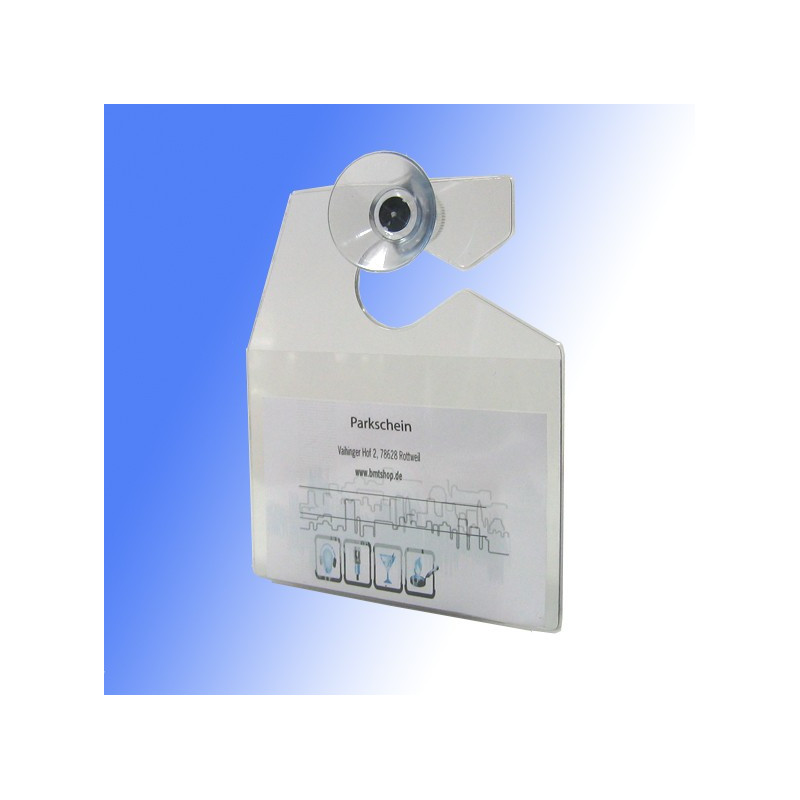 Parkhülle mit großem Saugnapf