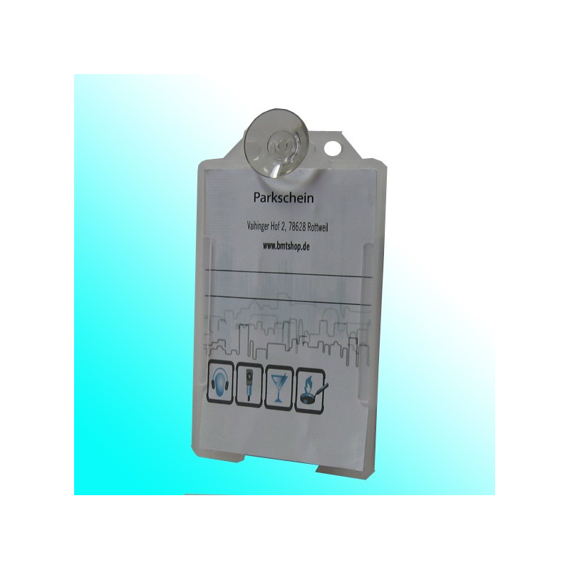 Parkkartenhalter vertikal mit Saugnapf
