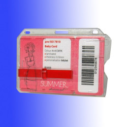 Scheckkartenhalter als "Doppelbox