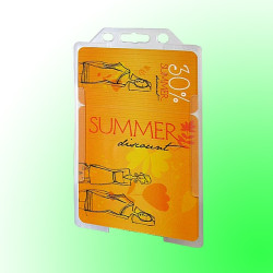 Scheckkartenhalter mit Euroloch