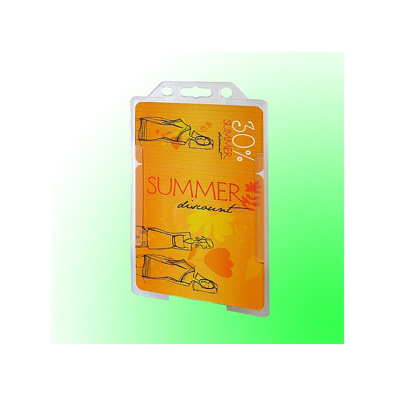 Scheckkartenhalter mit Euroloch