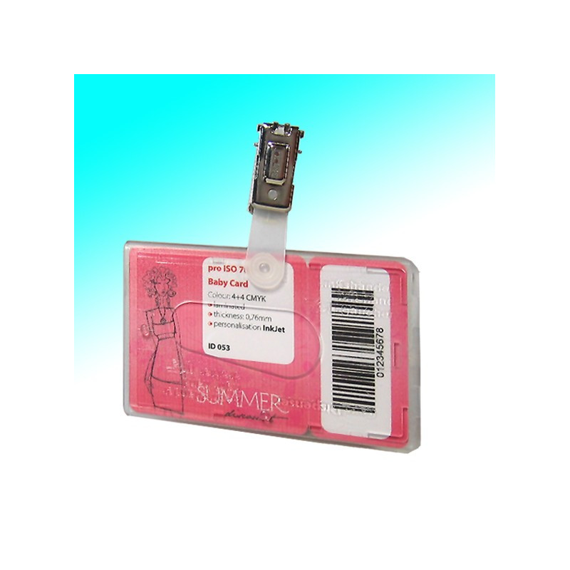 Scheckkartenhalter mit Langloch