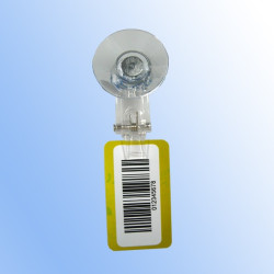 Parkkartenhalter mit Saugnapf und Klammer für Parkscheine