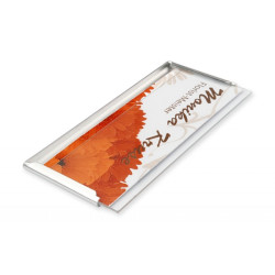 Metallnamensschild flach