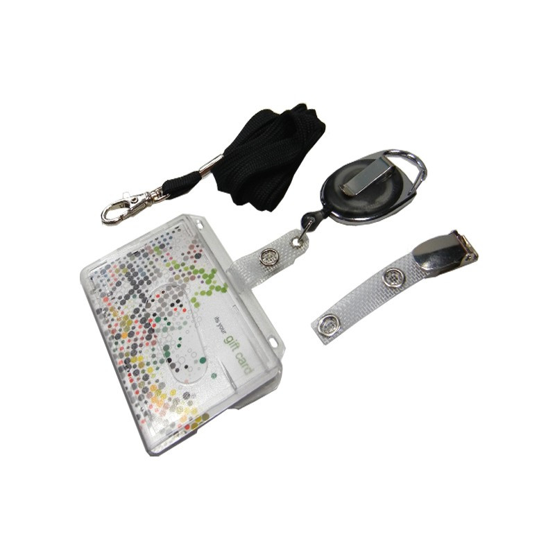 Scheckkartenhalter- Ausweisjojo-Clip-Umhängeband